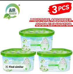 Air Fusion Moisture Absorber Odor Eliminator 3-Pack