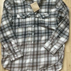 Plaid Shirt/Jacket Sz Large