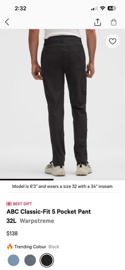 Lululemon abc pants men’s