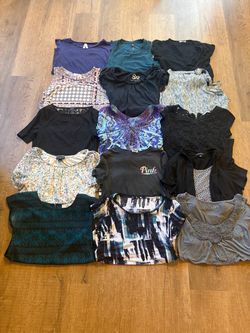 15PC Women’s S Shirt Blouse Bundle Lot Name Brand Wholesale Resale