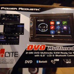 Power Acoustic Double Din $130 300 Watt Amplifier 4ch