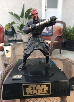 Star Wars dart maul interactive bank