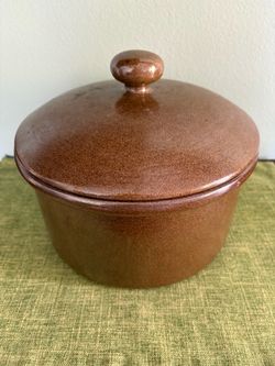 Mid Century Eslau Danmark Stoneware Ceramic Cassarole
