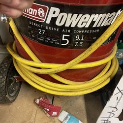 27 Gallon Coleman Powermate Compressor Shoot Me An Offer