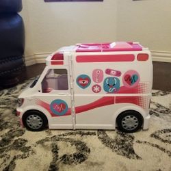 Barbie Ambulance Van Vehicle