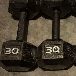 Pair Of 30lb Dumbbells