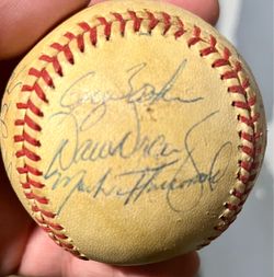 Multi-Signed Autographed Baseball