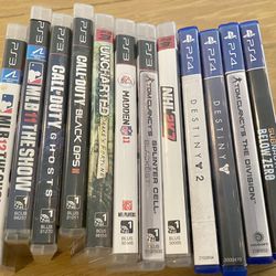 PS3 And PS4 games