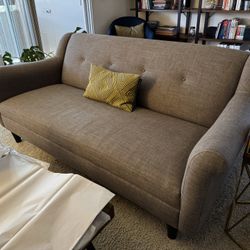 Like New Sofa - Grey Linen