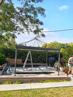 Patio gazebo frame