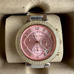 Michael Kors Pink and Gold Women's Watch