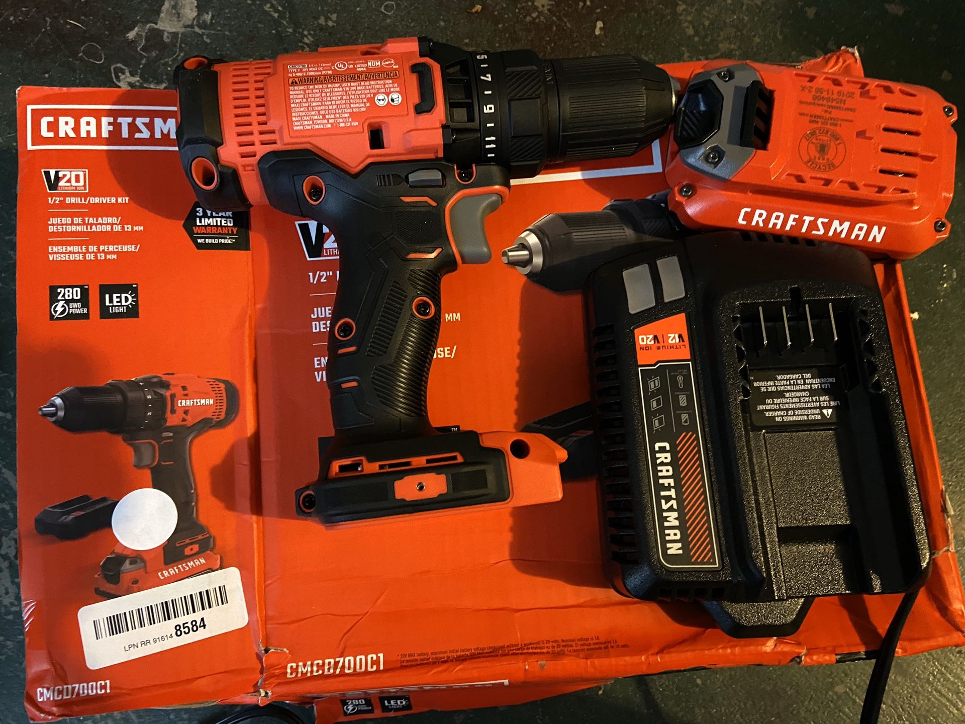 Craftsman drill / driver kit