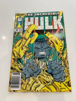 The Incredible Hulk #343 Marvel Comics 1988 Newsstand Variant Peter David, Todd McFarlane VF
