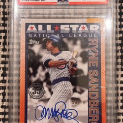 2025 Topps Ryne Sandberg Auto /50