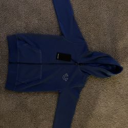 Boys Stitch Logo Zip Hoodie