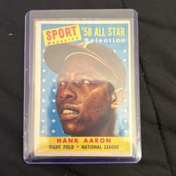 Hank Aaron 1965 Sport Mag All Star Card 