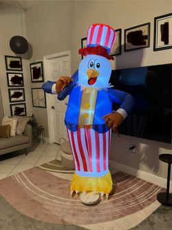 New 7 Ft Tall Inflatable 4 of July ( price firm )