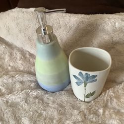 Soap Dispenser And Cup