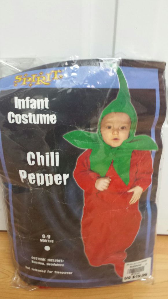 Spirit Costumes infant Chili pepper Halloween costume, 0-9 mos