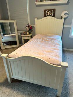 Pottery barn twin size bed frame