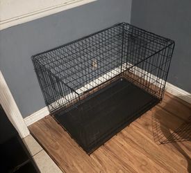 Pet Cage with Plastic Tray, 36 inches, Large