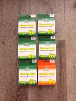 Diamond Braid Generation 3 Fishing Line 6-Pack