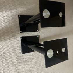 Two Matching Speaker Stands 