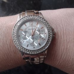 Women's Watch By Style&Co, Rose Gold Tone. Needs Batteries