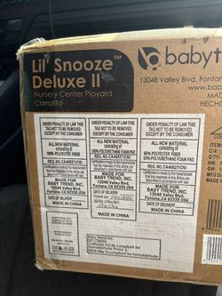 Lil Snooze Deluxe Crib & Changing Table & Bassinet 
