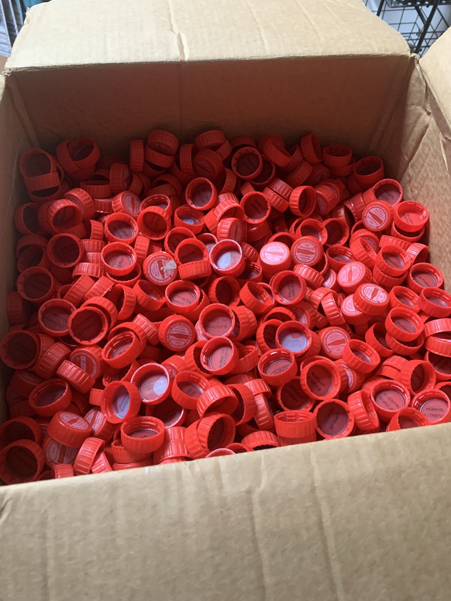 Coke bottle caps