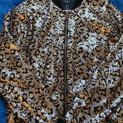 Leopardo shiny Jacket