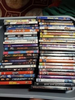 DVD Movies, 144 total, .50 each. $72.00 or Best offer