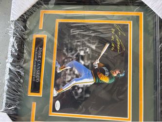 Jose Connect autographed photo in frame