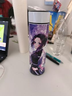 Stainless Steel insulated cup (demon slayer shinobu)