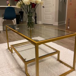 Gold Coffee Table