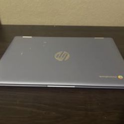 HP Chromebook x360 Blue Flip Screen
