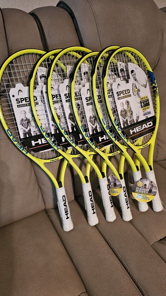 Head Junior Tennis Racket Racquet Speed 23 Strung Grip 3 3/4" New $25 Each or $20 each for 2 or more