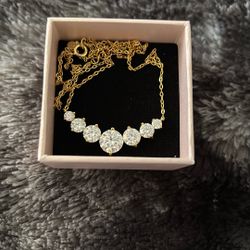 STERLING SILVER MOISSANITE NECKLACE 8 CTTW