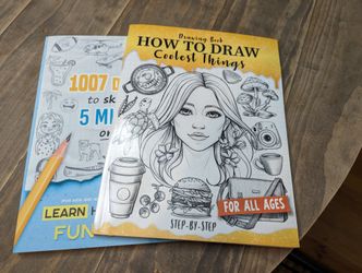 Set of 2 Like New Learn to Draw Instructional Books