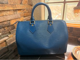 Louis Vuitton Speedy in Toledo Blue Epi Leather