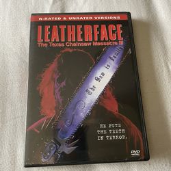 leatherface the texas chainsaw massacre III dvd
