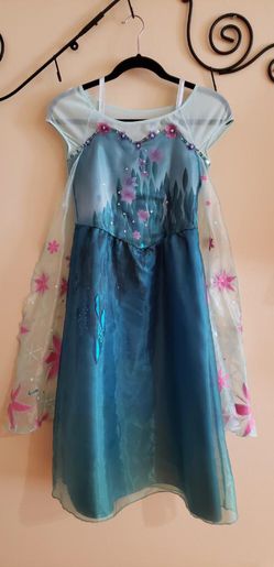 Disney store Frozen Fever Elsa dress/costume