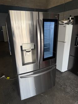 36” LG GLASS FRIDGE REFRIGERATOR NEVERA HELADERA FRIO REFRIGERADOR GOOD CONDITION DELIVERY 🚚 AVAILABLE WARRANTY 100 DAYS 7️⃣8️⃣6️⃣4️⃣2️⃣0️⃣1️⃣3️⃣4️⃣7
