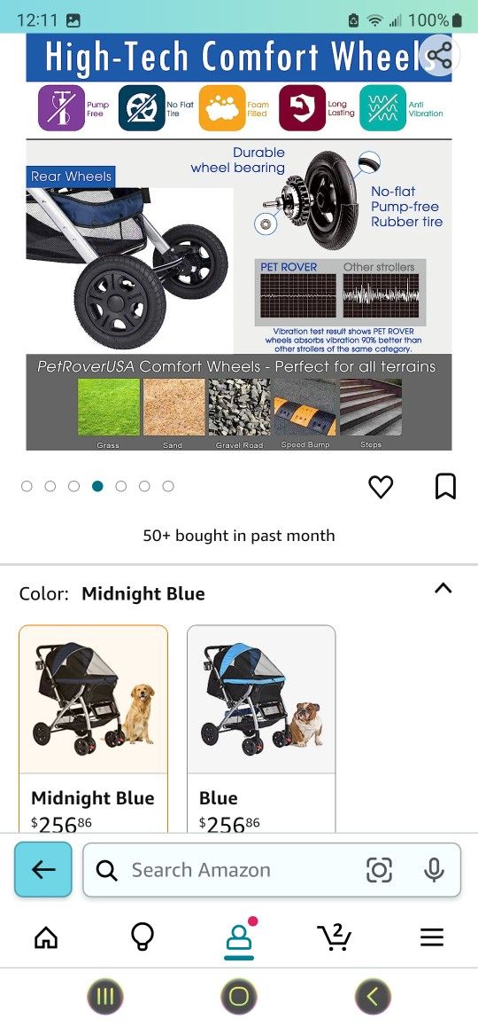 Big Dog Stroller Up To 75lbs