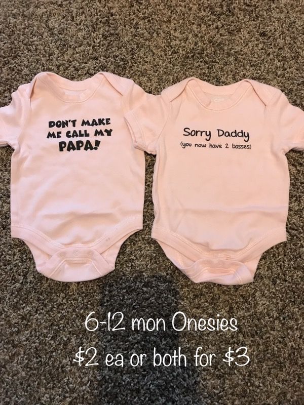 6-12 Month Onesies