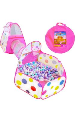Outdoor And Indoor Portable Tent For Kids (Pink)