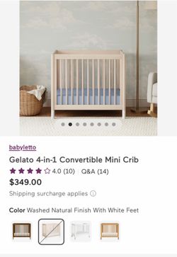 Gelato mini crib.