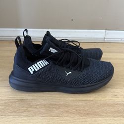Puma Enzo Beta Woven Running Shoes Black Size 9.5