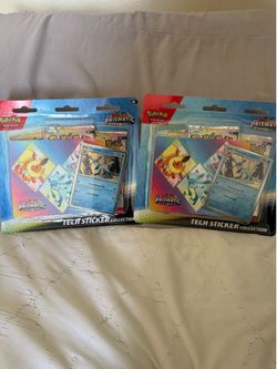 Pokémon Prismatic Evolutions Tech Sticker Collection