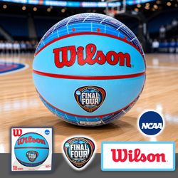 Wilson NCAA® Gold Series Blue Red Authorized Replica Basketball Size 6, 28.5”